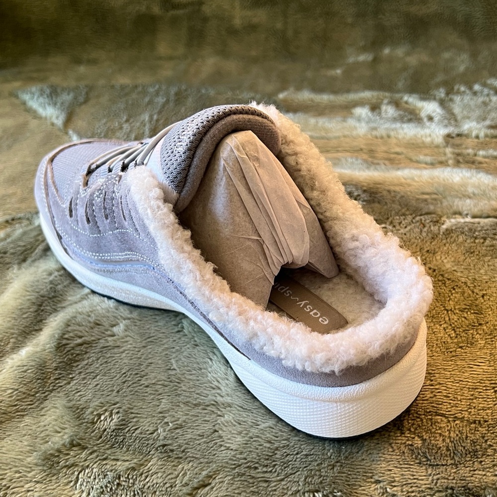 NIB Easy Spirit Romy Light Grey Mule Size 8 WIDE - Picture 5 of 7